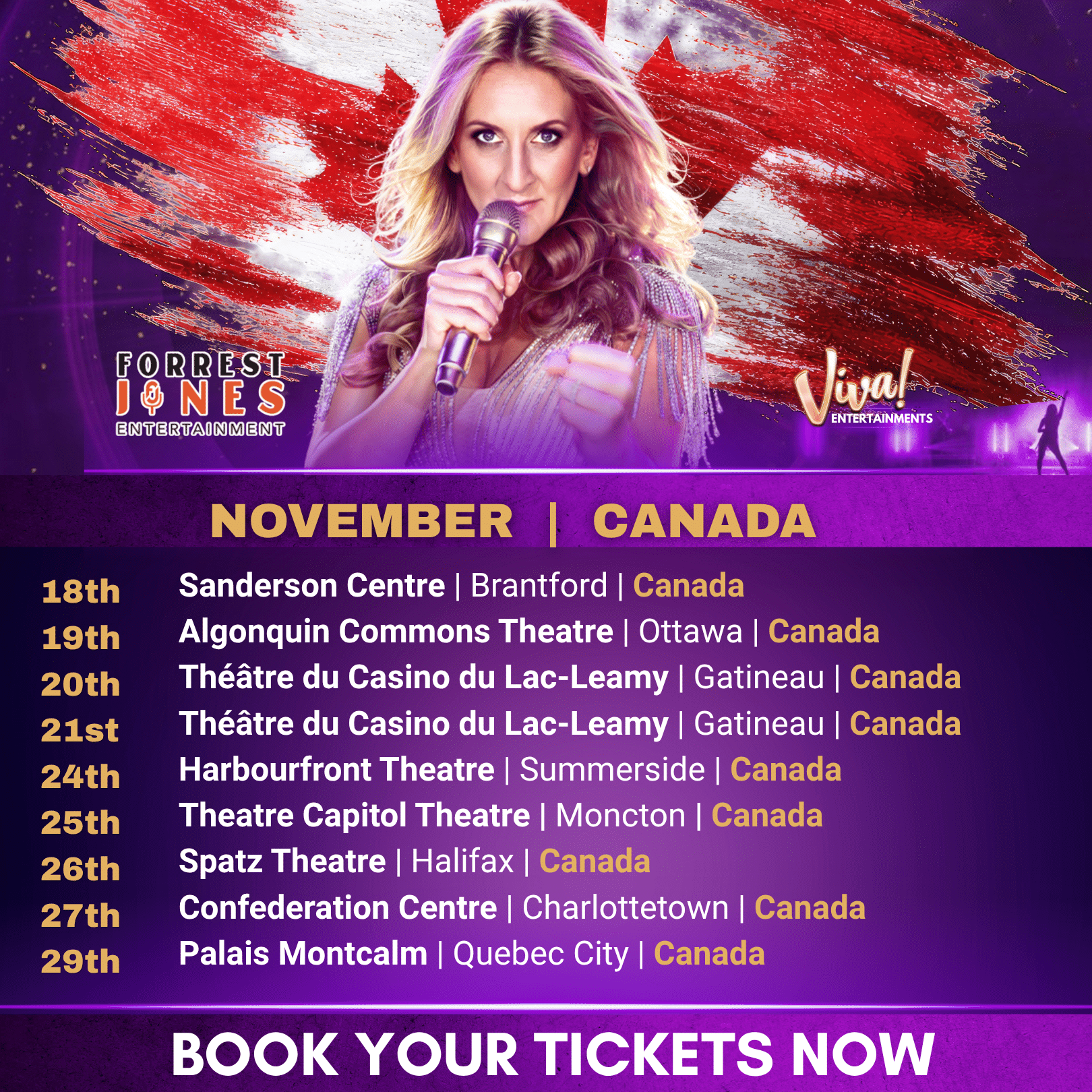 Célébrer Céline - Un nouveau jour - Tournée canadienne