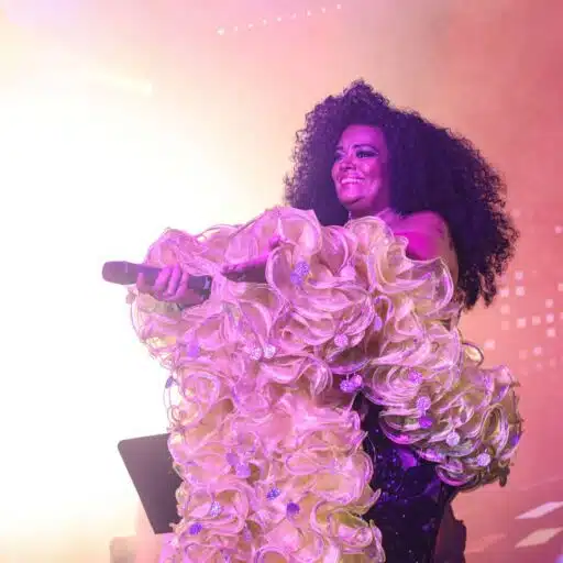 Tameka Jackson, live on stage as Diana Ross in the Diana Ross - Queen of Motown tribute show